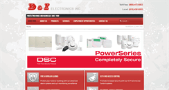 Desktop Screenshot of dandielectronics.com